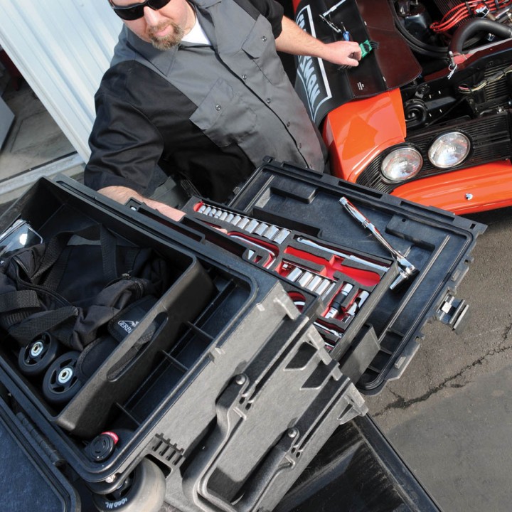 0450SD4 Mobile Tool Chest, 2. Gen., w/4S+2D Drawers, Black