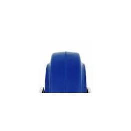 100mm Braked Swivel Automatic Castor with Rubber Blue Wheel