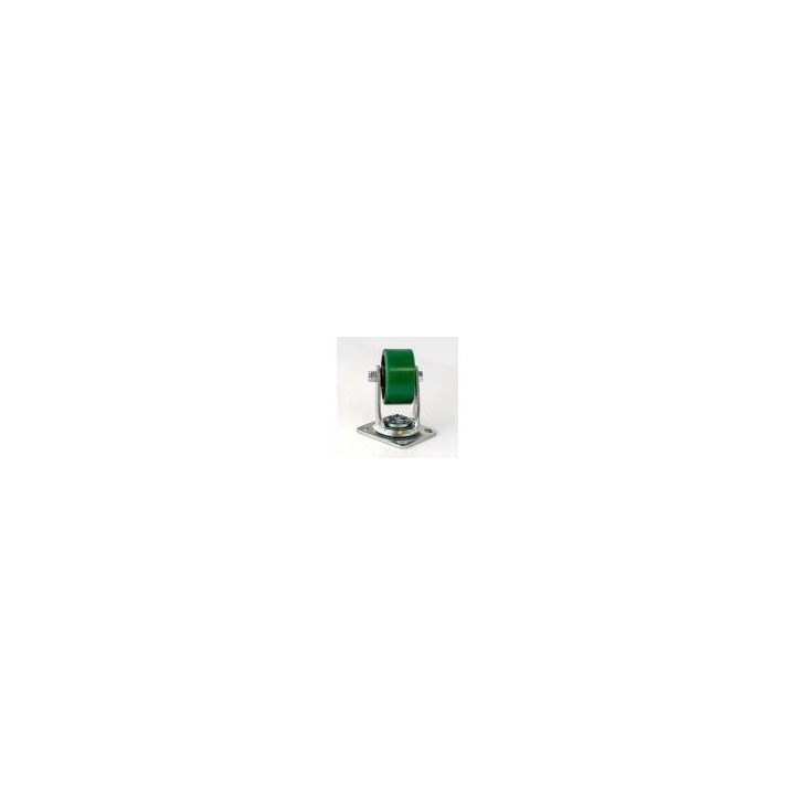 100mm Heavy Duty Swivel Castor with Green Wheel
