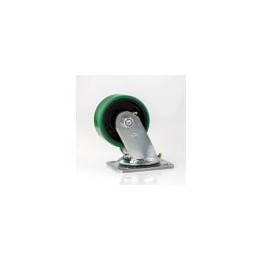 100mm Heavy Duty Swivel Castor with Green Wheel