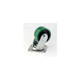 100mm Heavy Duty Swivel Castor with Green Wheel