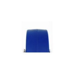 100mm Heavy Duty Braked Swivel Castor with Rubber Blue Wheel
