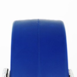 100mm Heavy Duty Fixed Castor with Rubber Blue Wheel