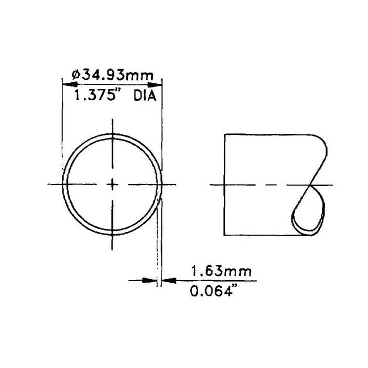 1200mm Long 35mm Steel Tube for Speaker Cabinets