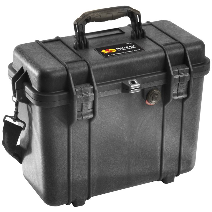 1430 Case W/Dividers, Black