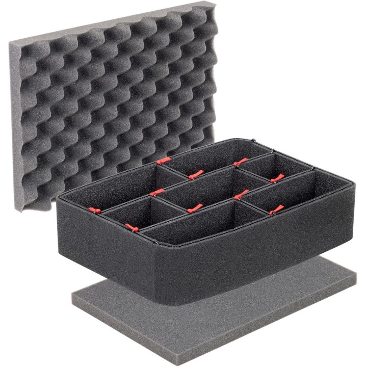 1450TP KIT,TREKPAK DIV SET,1450,BLK,PELI