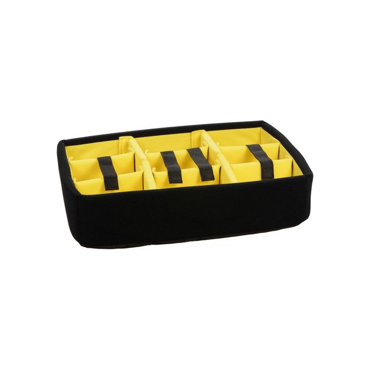 1505,DIVIDER/FOAM SET,BLK/YW,PELI