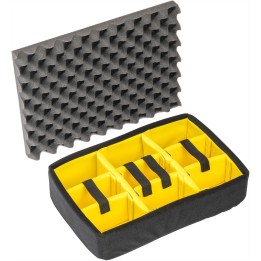 1505,DIVIDER/FOAM SET,BLK/YW,PELI