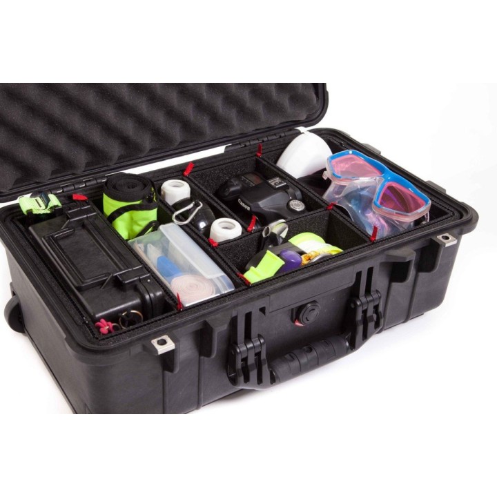 1510TP KIT,TREKPAK DIV SET,1510,BLK,PELI