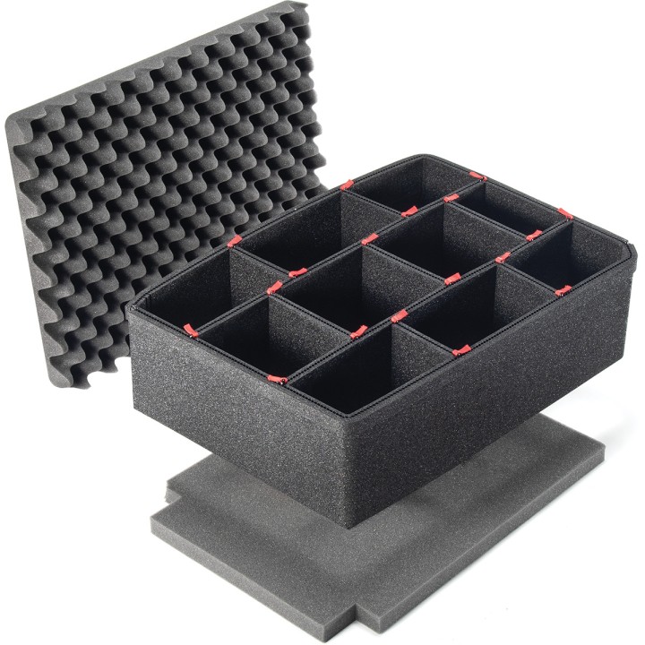 1550TP KIT,TREKPAK DIV SET,1555,BLK,PELI