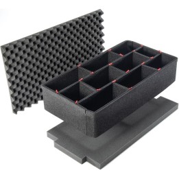 1600TP KIT,TREKPAK DIV SET,1600,BLK,PELI