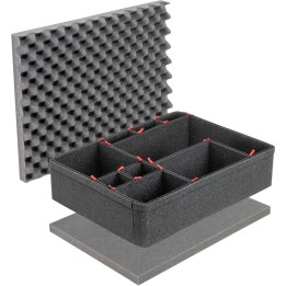 1600TP KIT,TREKPAK DIV SET,1600,BLK,PELI