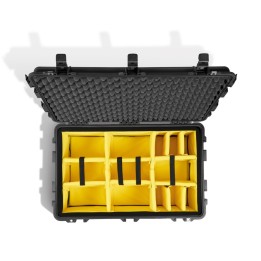 1650 Case, With Dividers, Black