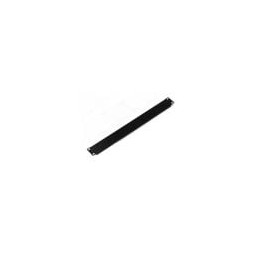1U Black Flanged Rack Panel