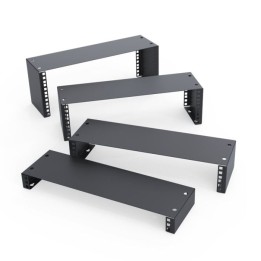 1U Rack Mount Bracket with Square Hole Rails