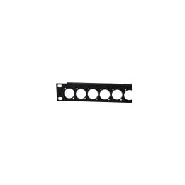 1U Rack Panels Punched for 16 x D-Series Connectors