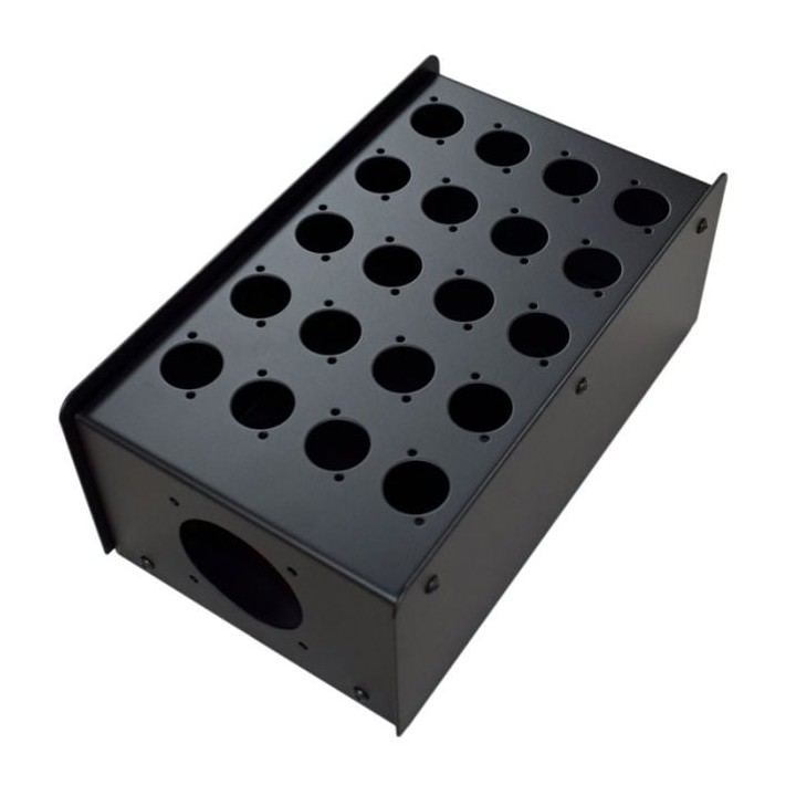 20 Hole stage box punched for Neutrik D series connectors