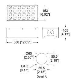 24 Hole Stage Box Punched for D-Series Connectors