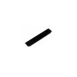 2U Black Flanged Rack Panel