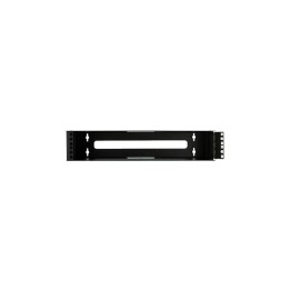 2U Mount Wall Bracket with Square Hole Hinged Rails