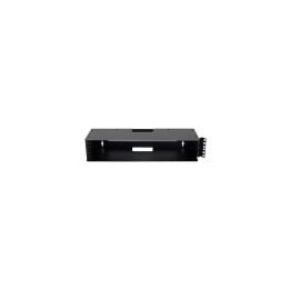 2U Mount Wall Bracket with Square Hole Hinged Rails