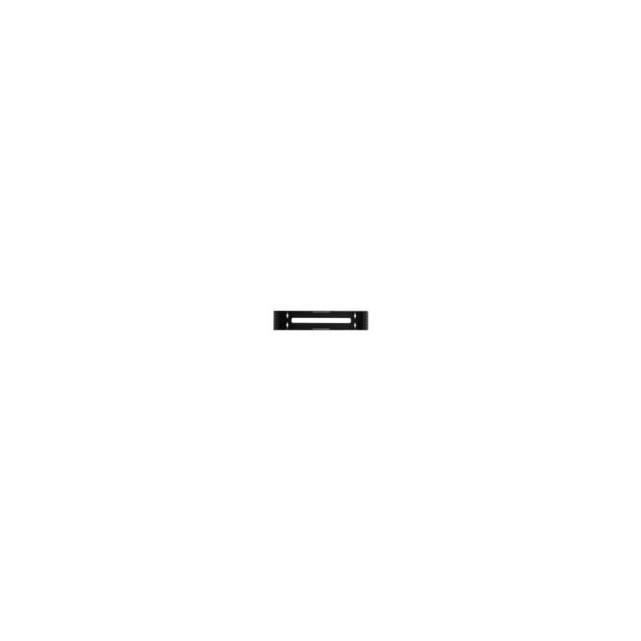 2U Mount Wall Bracket with Square Hole Hinged Rails
