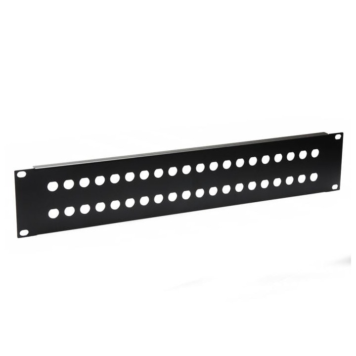 2U Rack Panels Punched for 40 x BNC Connectors