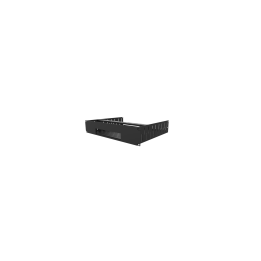 2U Vented Rack Shelf & Magnetic Faceplate For 1 x SKY Q MINI BOX