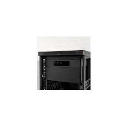 2U Vented Rack Shelf & Magnetic Faceplate For 1 x Sonos Amp