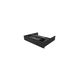 2U Vented Rack Shelf & Magnetic Faceplate For 1 x Sonos Amp