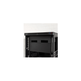 2U Vented Rack Shelf & Magnetic Faceplate For 2 x Sonos Port