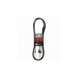 3000mm Y Lead Cable 3.5mm Stereo Jack to 2 x 1/4 Mono Jack