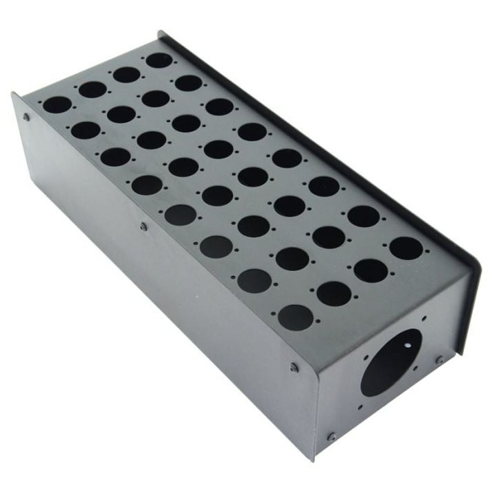 32 Hole Stage Box Punched for D-Series Connectors