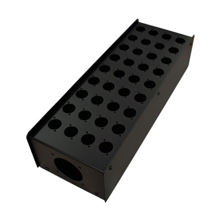 36 Hole stage box punched for Neutrik D series connectors