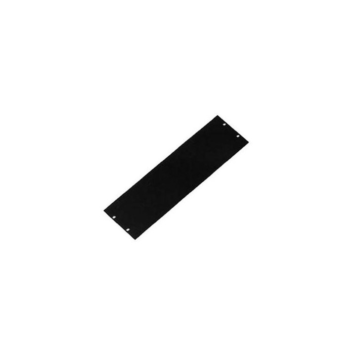 3U Black 1.5mm Thick Rack Panel