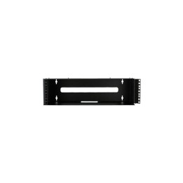 3U Mount Wall Bracket with Square Hole Hinged Rails