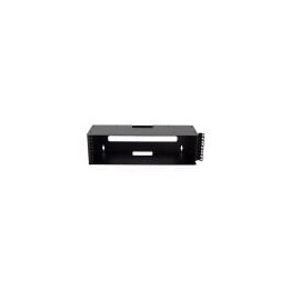 3U Mount Wall Bracket with Square Hole Hinged Rails