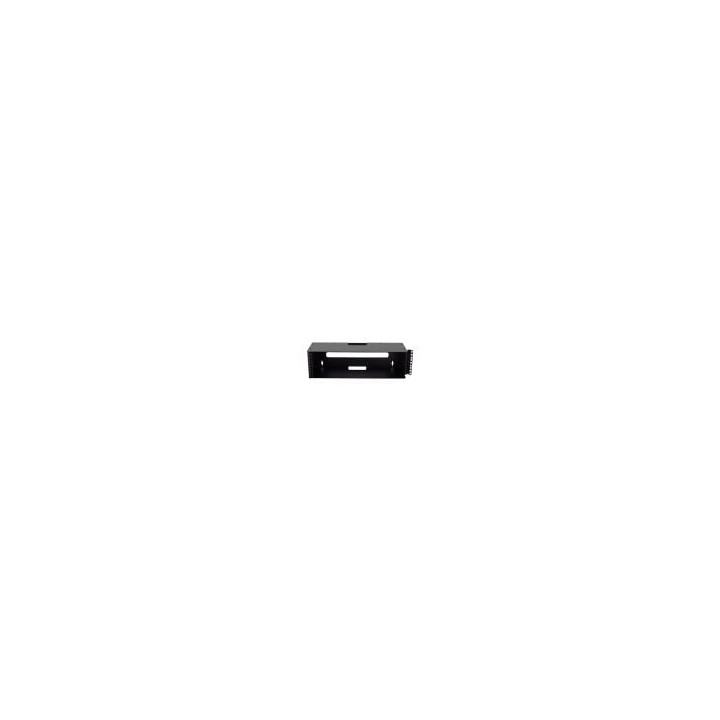 3U Mount Wall Bracket with Square Hole Hinged Rails