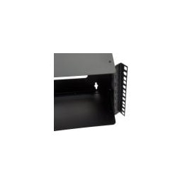 3U Mount Wall Bracket with Square Hole Hinged Rails