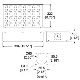 48 Hole Stage Box Punched for D-Series Connectors