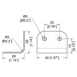 4 Hole PennBrite Brace 29mm x 40mm