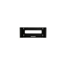 4U Mount Wall Bracket with Square Hole Hinged Rails