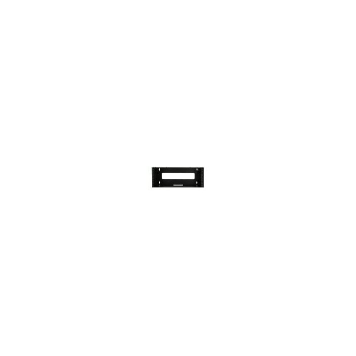 4U Mount Wall Bracket with Square Hole Hinged Rails