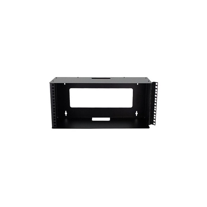 5U Mount Wall Bracket with Square Hole Hinged Rails