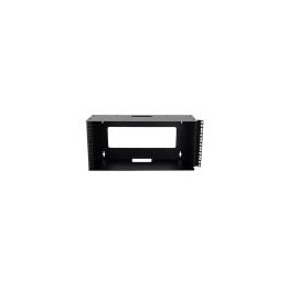 5U Mount Wall Bracket with Square Hole Hinged Rails