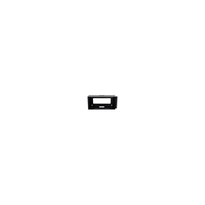 5U Mount Wall Bracket with Square Hole Hinged Rails