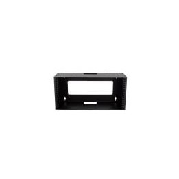 5U Mount Wall Bracket with Square Hole Hinged Rails