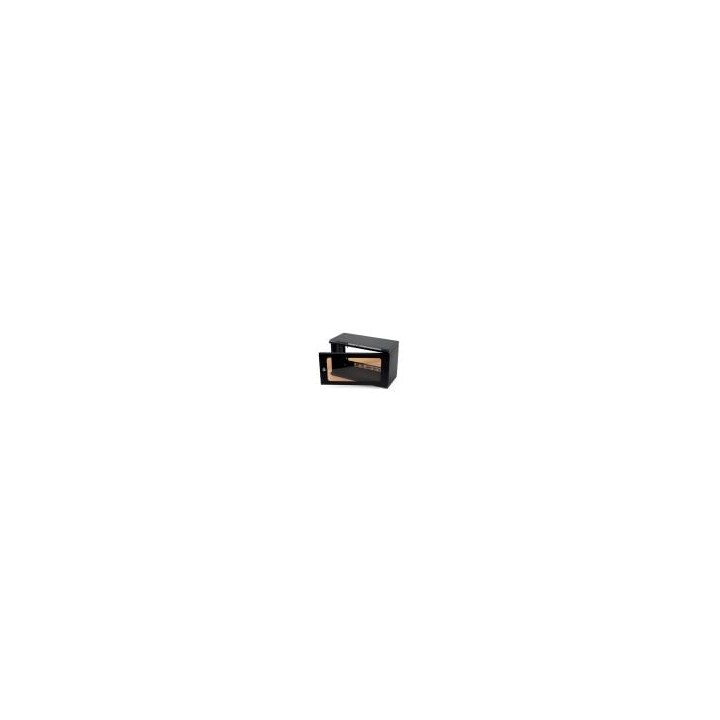 6U Shallow Wall Mount Rack with Removable Outer Shell and M6 Rails