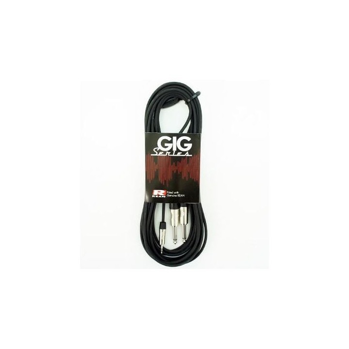 8000mm Y Lead Cable 3.5mm Stereo Jack to 2 x 1/4 Mono Jack