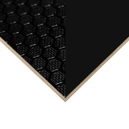 9.5mm Film Faced High Quality Birch with Black Hexa Pattern